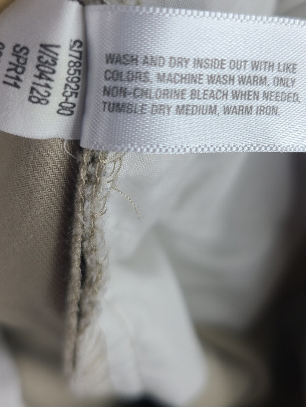 Gap Modern Boot Khaki Pants Beige Bootcut Chino Trousers 100% Cotton 2A - Picture 12 of 13